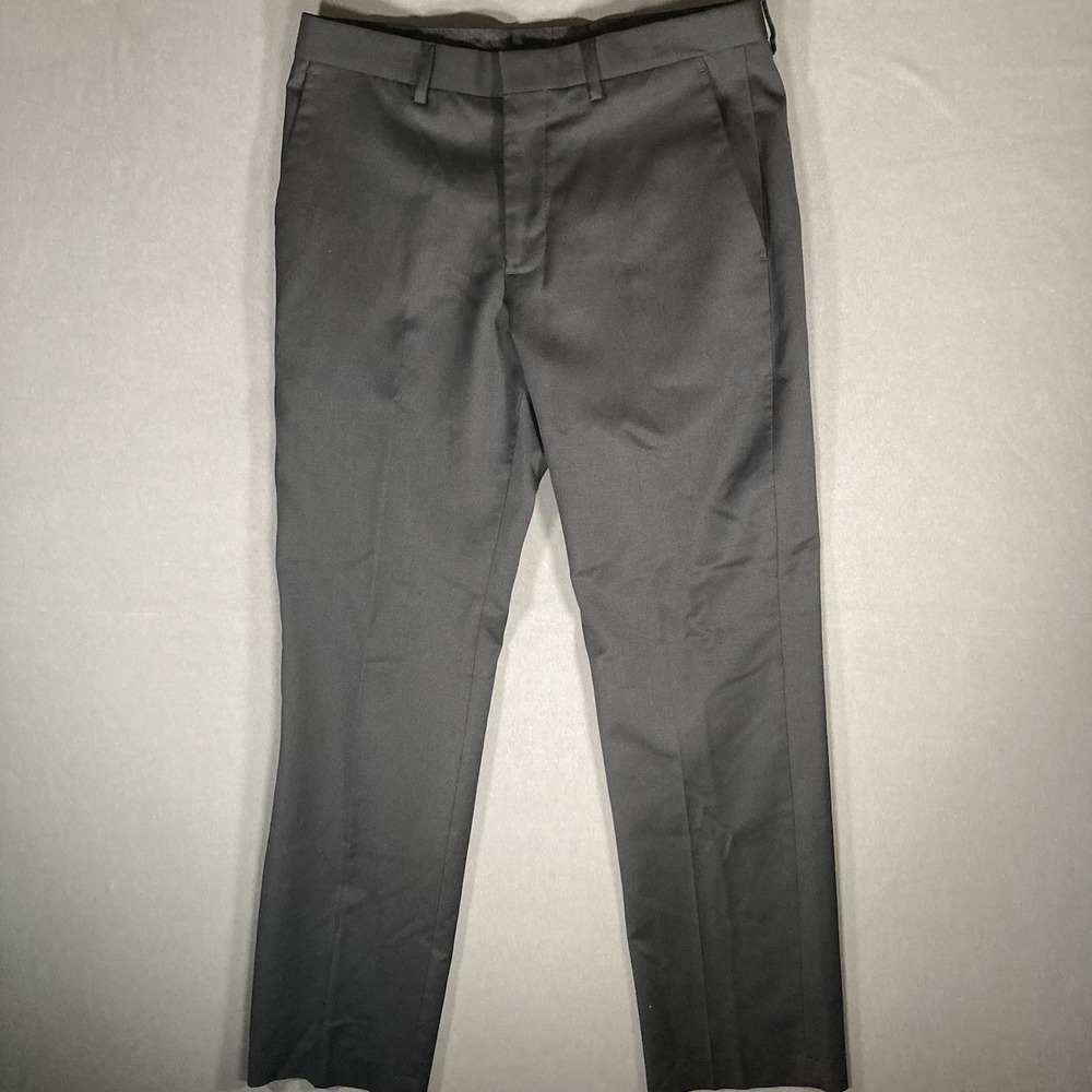 Express Mens Dress‎ Pants 30x32 Black Straight Leg Casual Business
